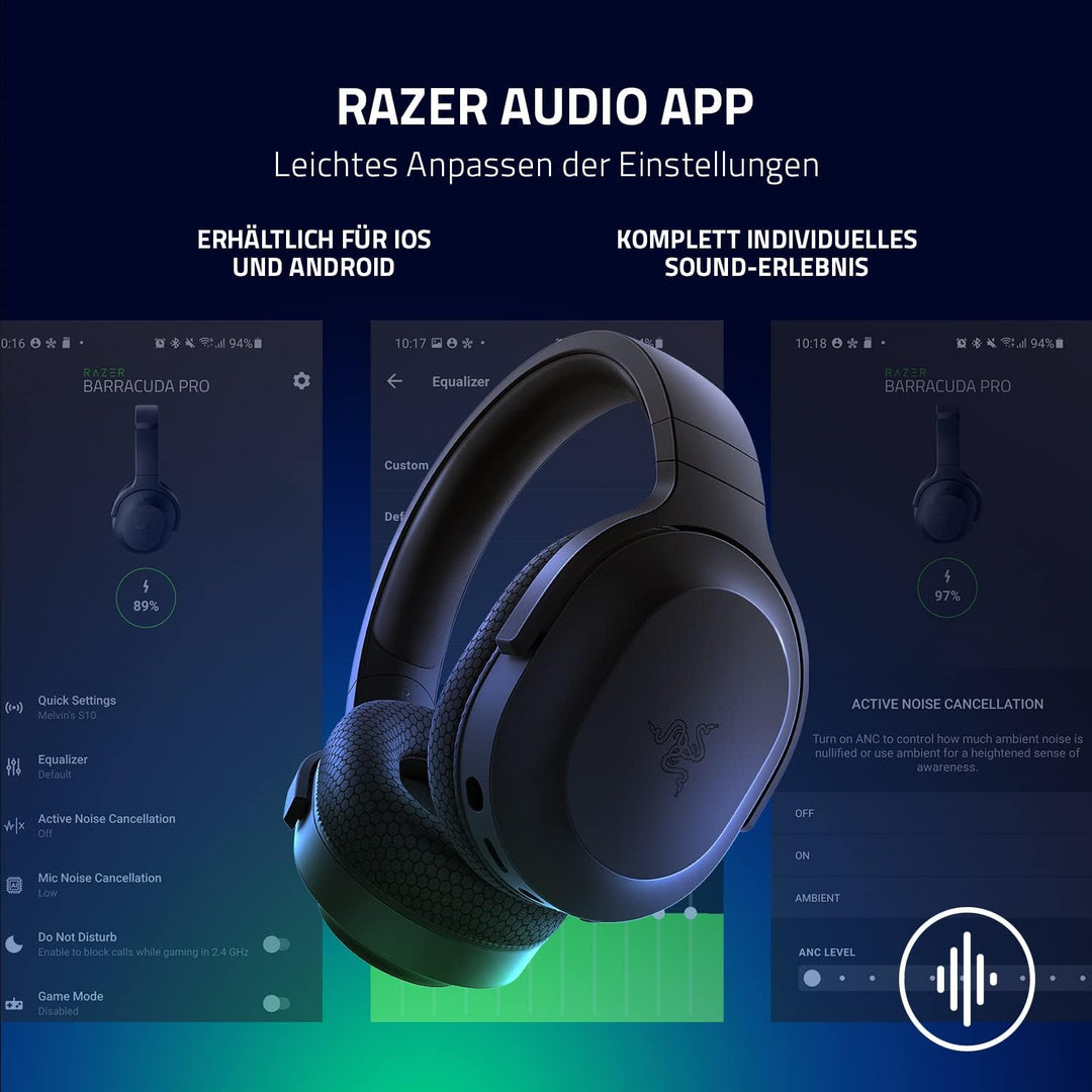 Razer Barracuda X - Kabelloses Multiplattform-Headset für Gaming und Mobile Geräte (SmartSwitch Dual
