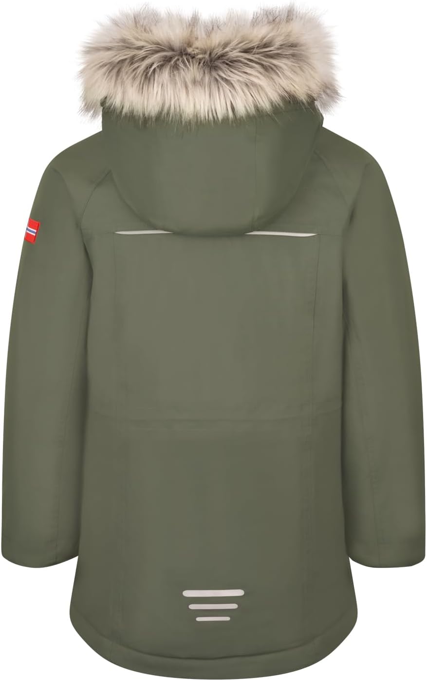 Trollkids Kids Nordkapp Jacket 164 Ivy, 164 Ivy