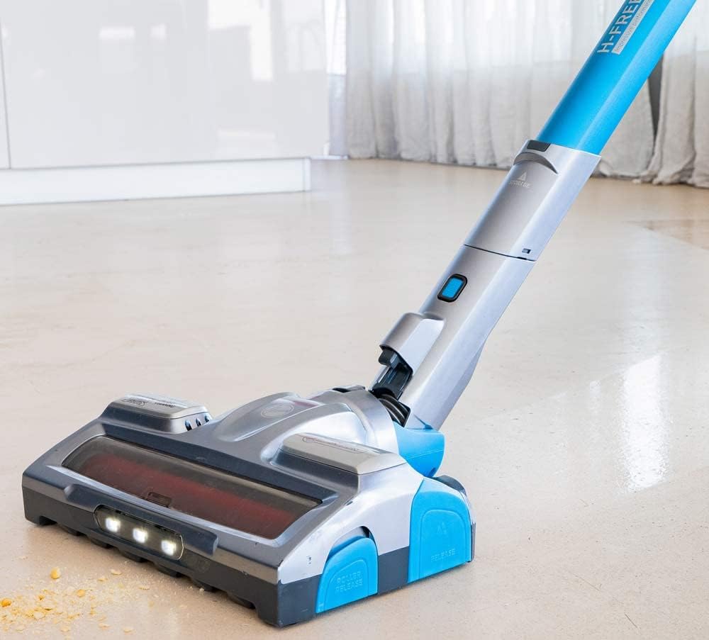 Hoover H-FREE 500 HYDRO PLUS Akku Saugwischer mit Licht – 3-in-1 Staubsauger mit Wischfunktion & Han