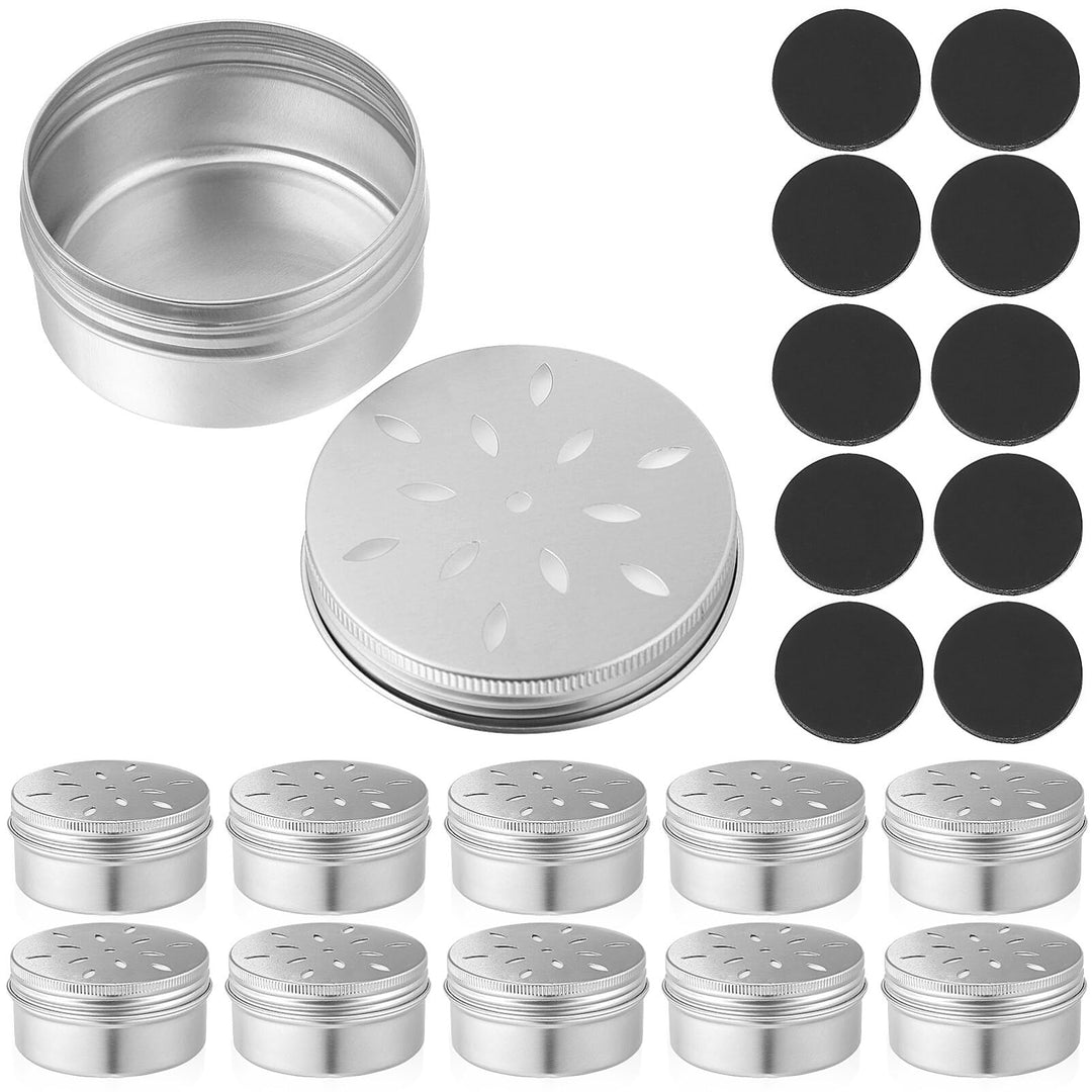 Mipcase 10Er-Pack Hundeduft-Trainingsbox: Hundedufthalter Hundenasen-Metallbehälter Aluminium-Agilit