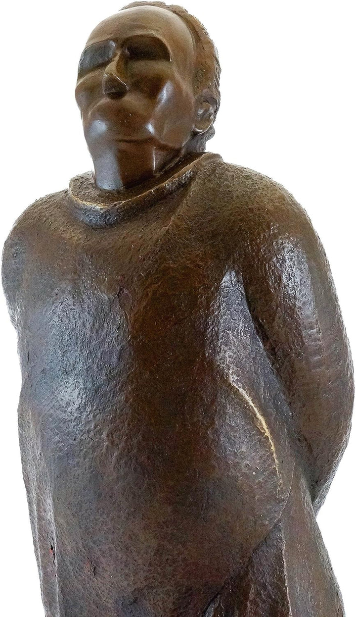 Kunst & Ambiente - Der Spaziergänger - 1912 - Ernst Barlach Skulptur - signiert - Bronzestatue - Fig
