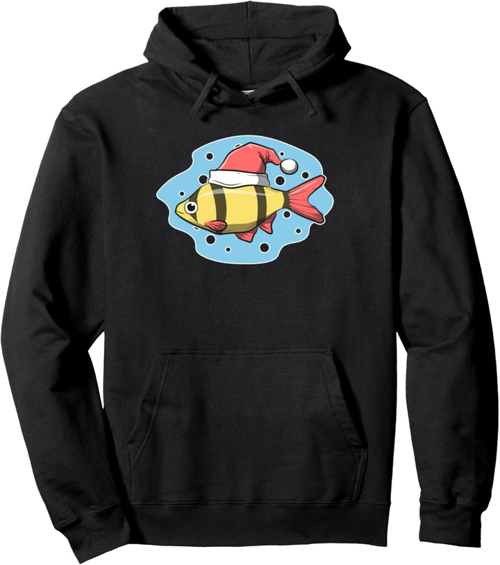 Weihnachts Barb Fisch Pullover Hoodie