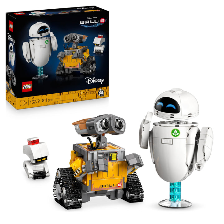LEGO ǀ Disney and Pixar Wall-E und EVE - Kontruktionsspielzeug für Erwachsene - DIY Set zum Basteln