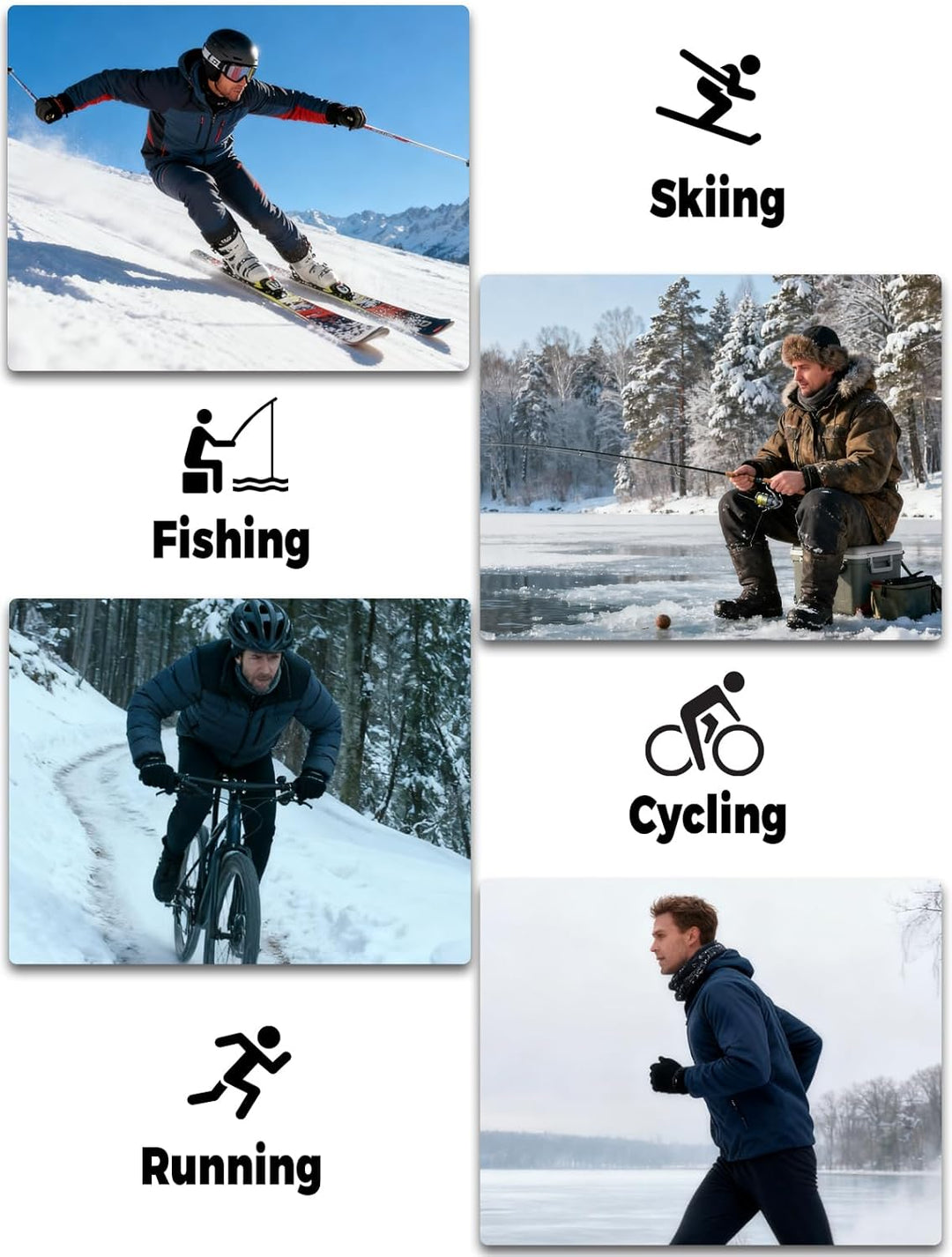 Herren Thermounterwäsche Herren Funktionsunterwäsche Atmungsaktiv Thermo Unterwäsche Baselayer-Set S