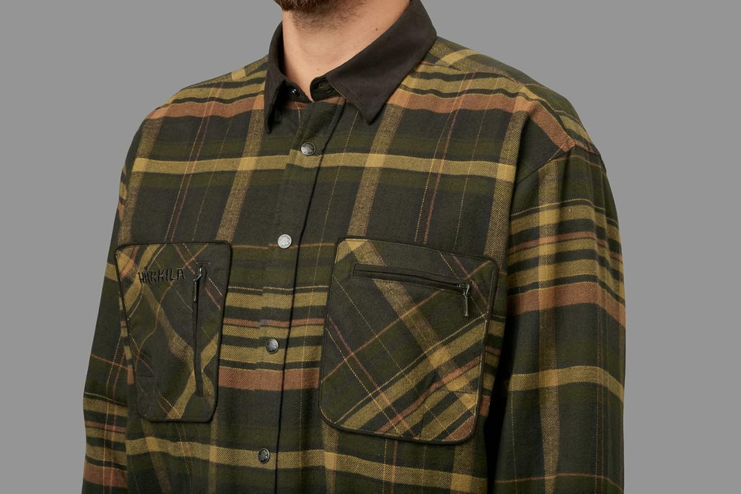 Harkila Pajala Shirt Green/Brown