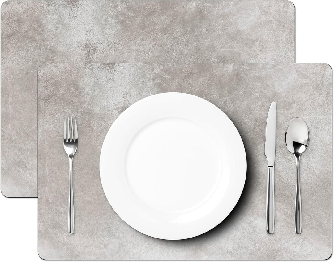KitchenYeah© Platzsets Abwaschbar 6-Teilig 45x30 cm Tischsets Platzdeckchen Platzset Unterlage Tisch