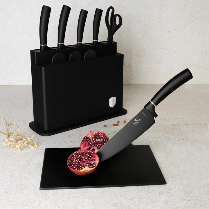 Berlinger Haus Messerset 11-teilig Black Silver Collection | Hochwertige Materialien und stilvolles