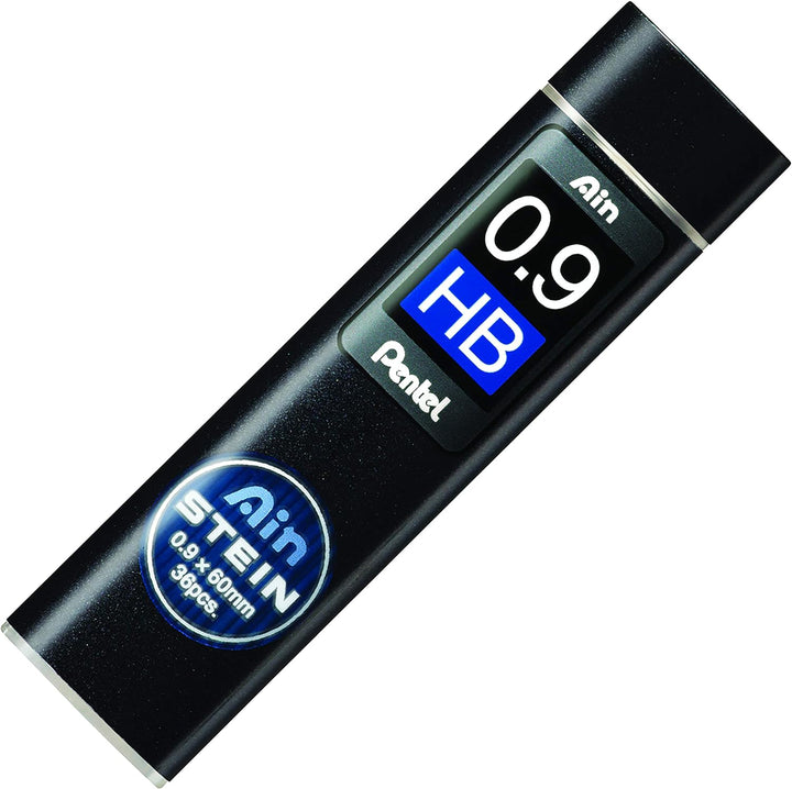 Pentel C279-HBO Ain Stein Feinmine, Strichstärke 0.9 mm, Härtegrad HB, 36 Minen je Dose, HB