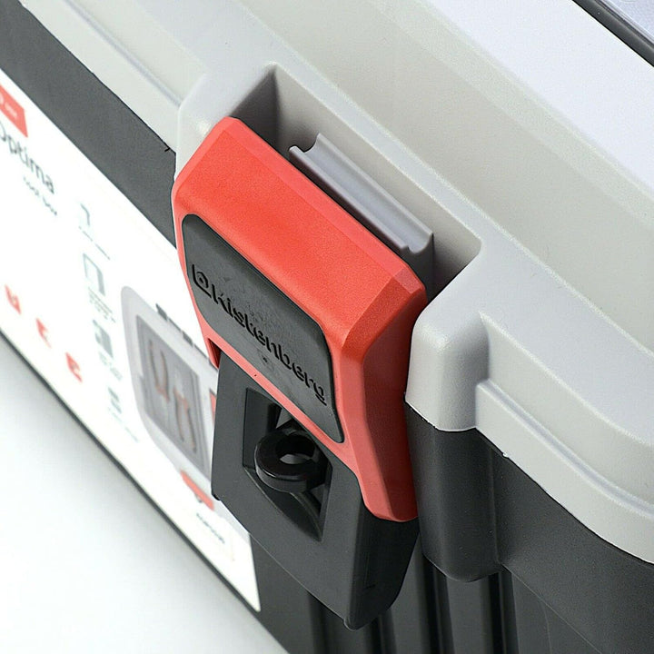 Werkzeugkoffer Werkzeugbox Werkzeugkasten mit Werkzeugtrage Ergonomischer Griff Robuster Deckel ABS