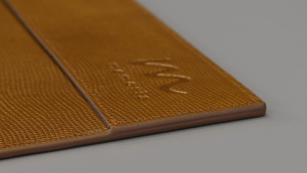 Memoria Schreibtisch-Unterlage LOUIS | Echtes Leder | Desk Pad Schreibtischunterlage Schreibtisch-Un