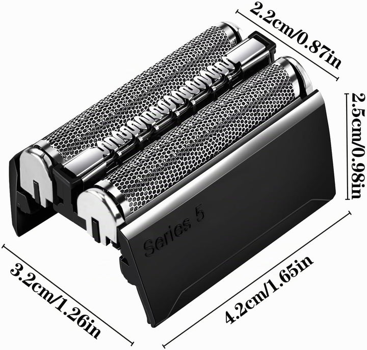 Elektrischer Scherkopf für Braun Serie 5,52B Kompatibel Mit Braun Series 5 Scherkopf,Schwarz Series