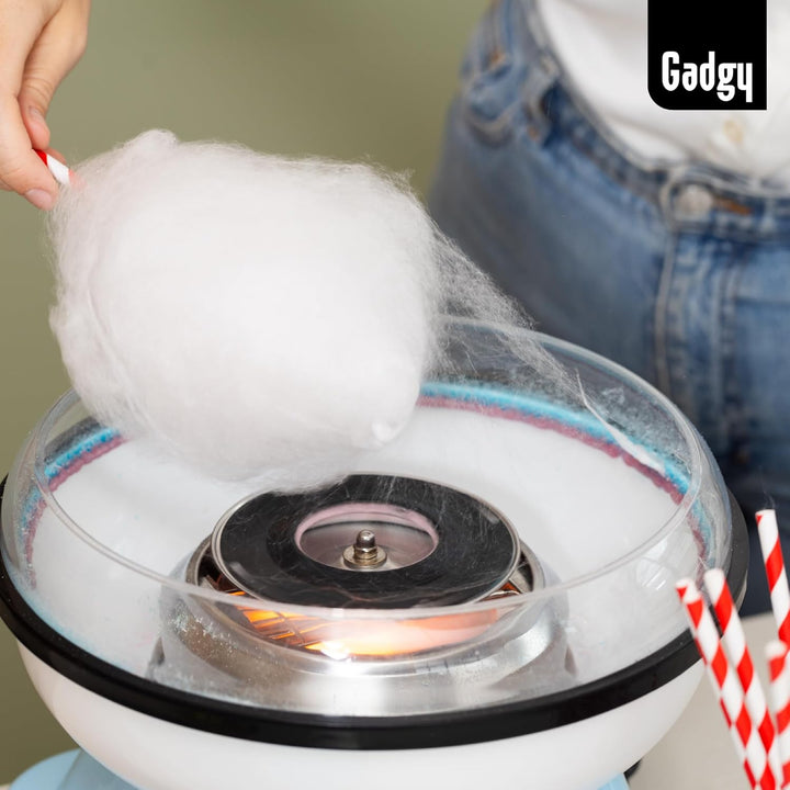 Gadgy Zuckerwattemaschine für zuhause - Zuckerwatte Maschine für Zucker oder Bonbons - Cotton Candy