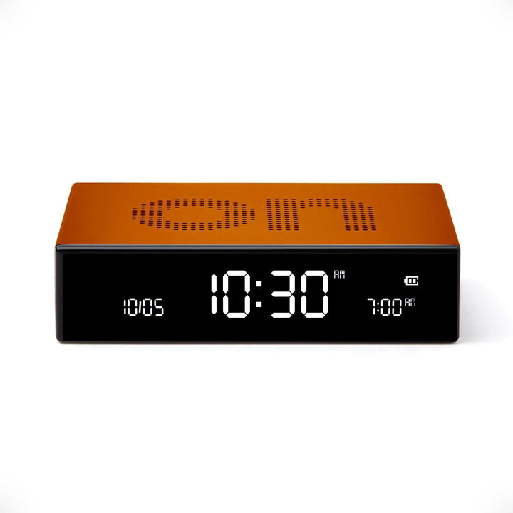 Lexon FLIP Premium LCD-Wecker (Orange), Orange