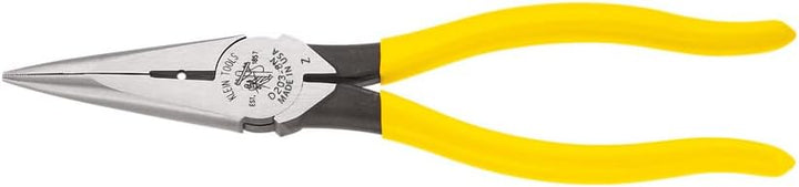 Lange Nase Seitenschneide- und Abisolierzange, robust, 20 cm, kleine Werkzeuge D203-8N, gelber Griff