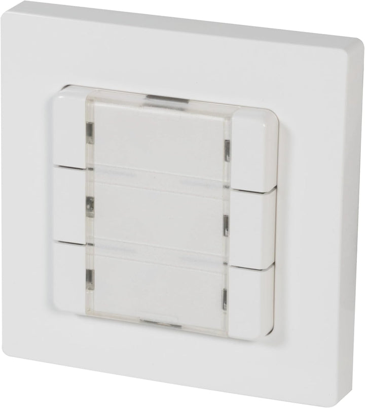 HOMEPILOT - Wandtaster Smart 3 Gruppen | Wandtaster zur einfachen Steuerung beliebiger Smart Home Ge