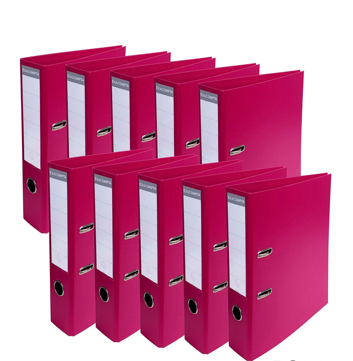 Exacompta 53759E 10er Pack Premium PVC-Ordner Prem´Touch. 7 cm breit DIN A4 Ringordner Aktenordner B
