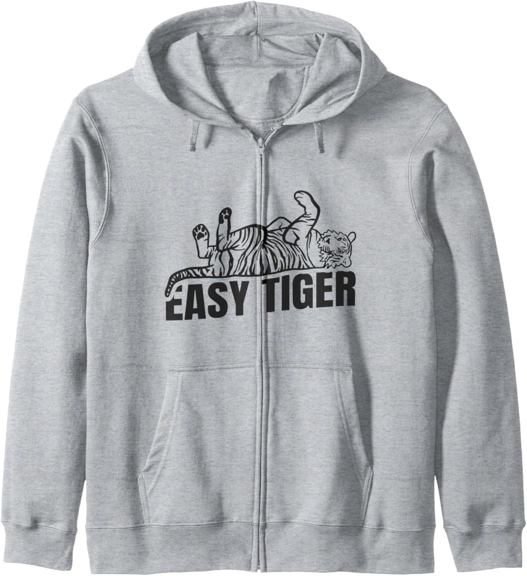 Easy Tiger Big Cat Brüllen Kapuzenjacke