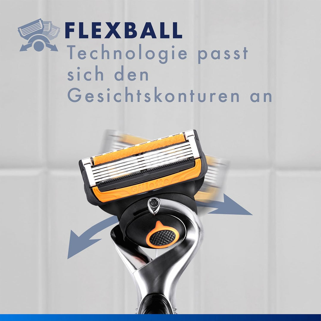 Gillette Fusion5 Proglide Power 1 Rasierer 1 Ersatzklingen mit neuem Everglide Gleitstreifen für noc