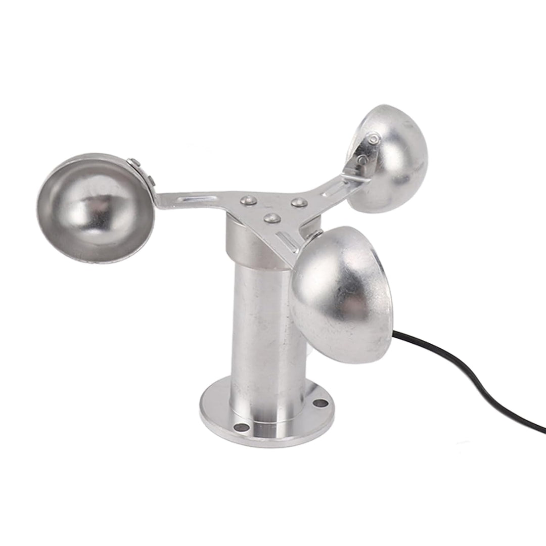 Anemometer aus Aluminiumlegierung, Windgeschwindigkeitsüberwachungssensor, 3 Tassen Windgeschwindigk
