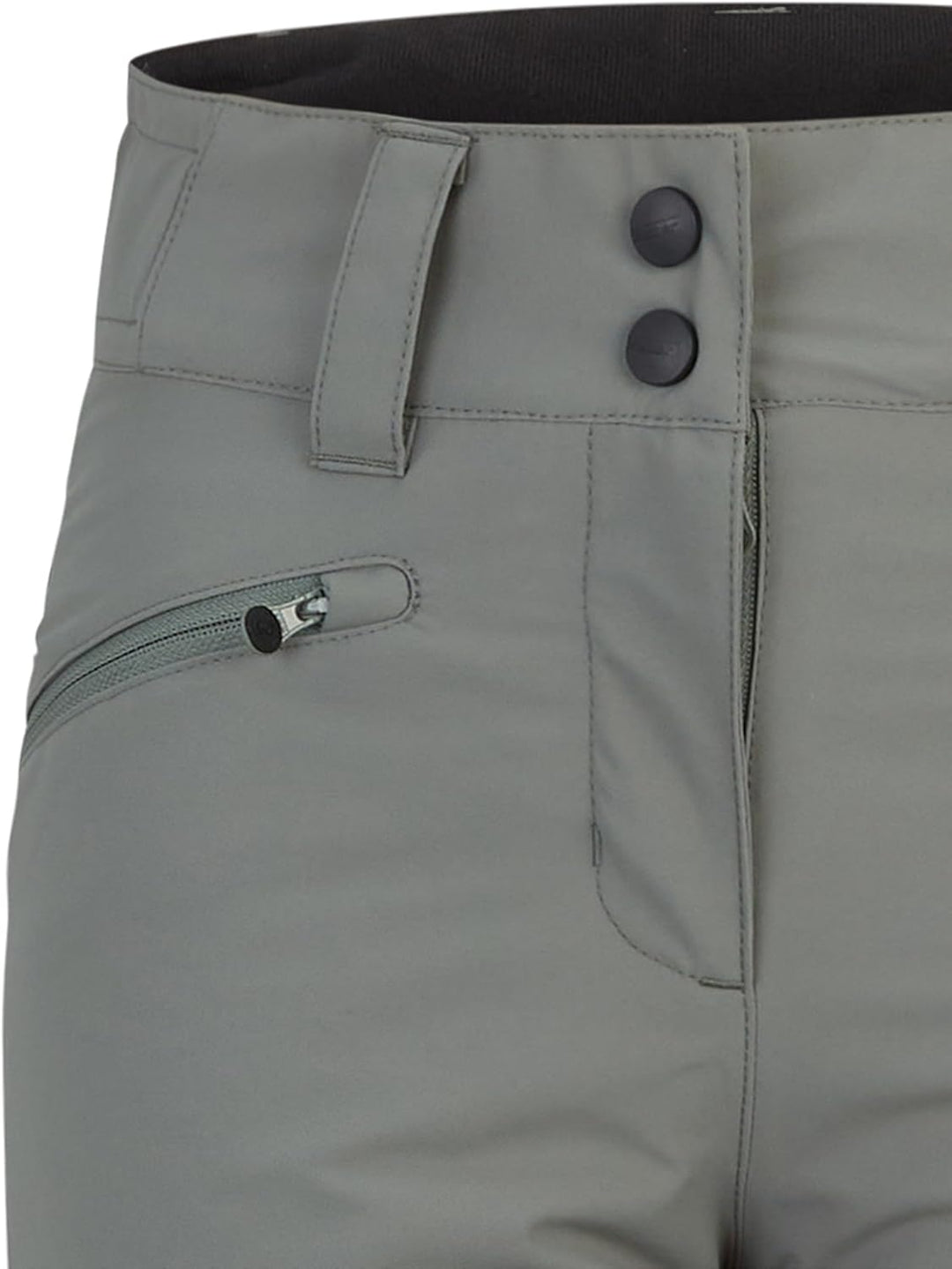 Ziener Mädchen Ski-Hose/Schnee-Hose | atmungsaktiv, wasserdicht, PFC frei Alin 140 Green Mud, 140 Gr