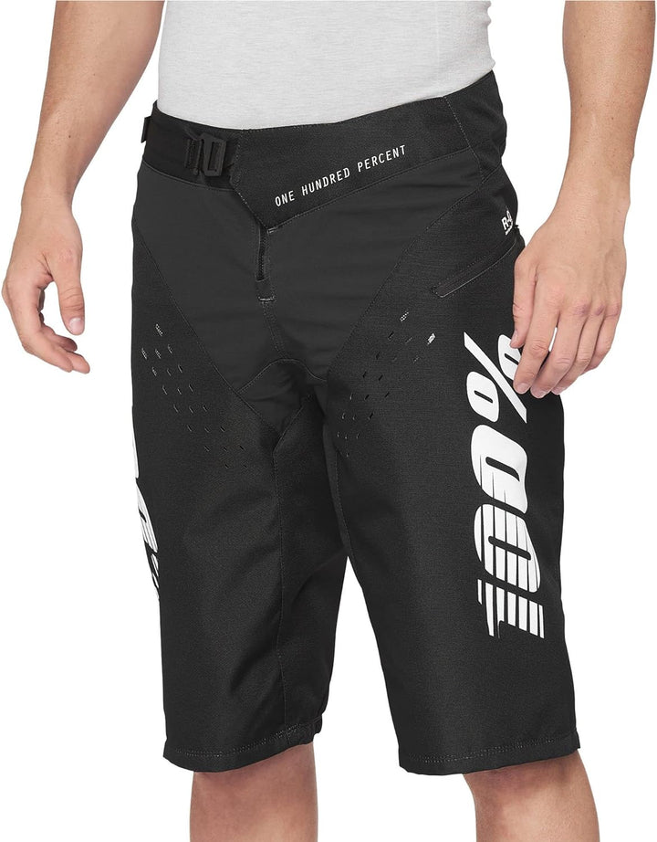 100% MTB WEAR Unisex R-core Shorts Schwarz 34 Hose, 28
