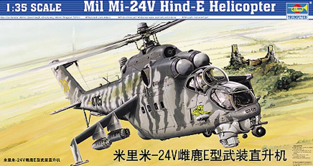 Trumpeter 05103 Modellbausatz Mil Mi-24 V Hind-E