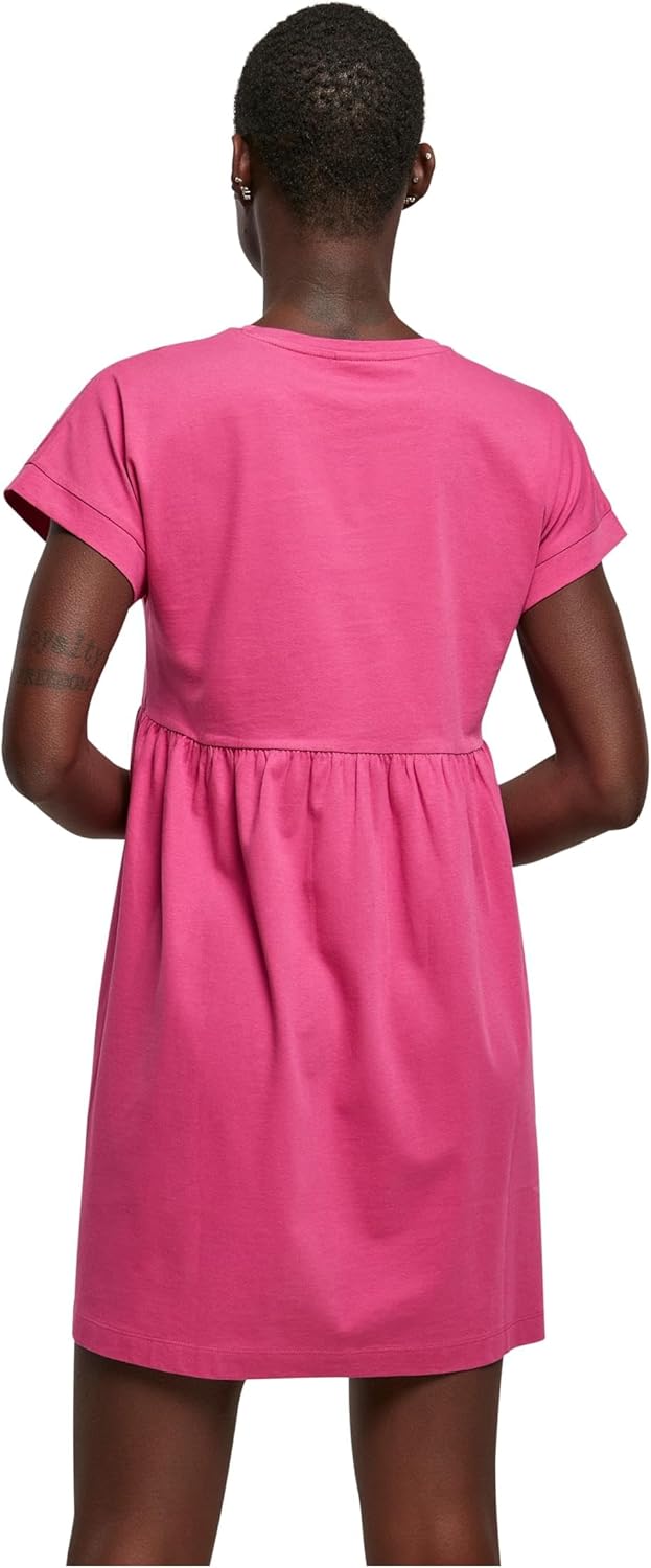 Urban Classics Damen Ladies Organic Empire Valance Tee Dress S Brightviolet, S Brightviolet