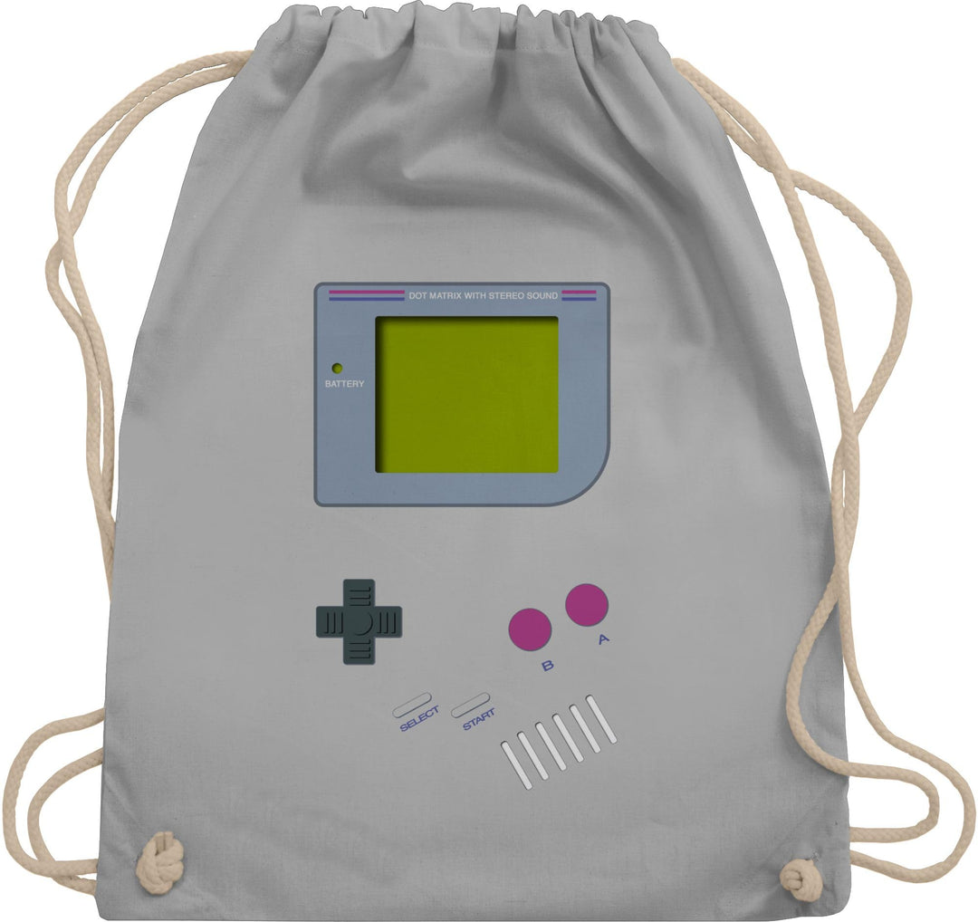 Shirtracer - Turnbeutel Rucksack - Gameboy | Nerds 01 Hellgrau, 01 Hellgrau