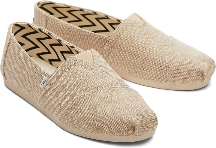 TOMS Herren Alpargata Heritage Canvas Flacher Slipper 39 EU Natürlich Ungefärbt, 39 EU Natürlich Ung