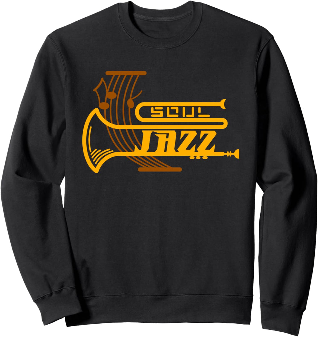 Jazz Soul Jazzmusiker Trompeter Noten Sweatshirt