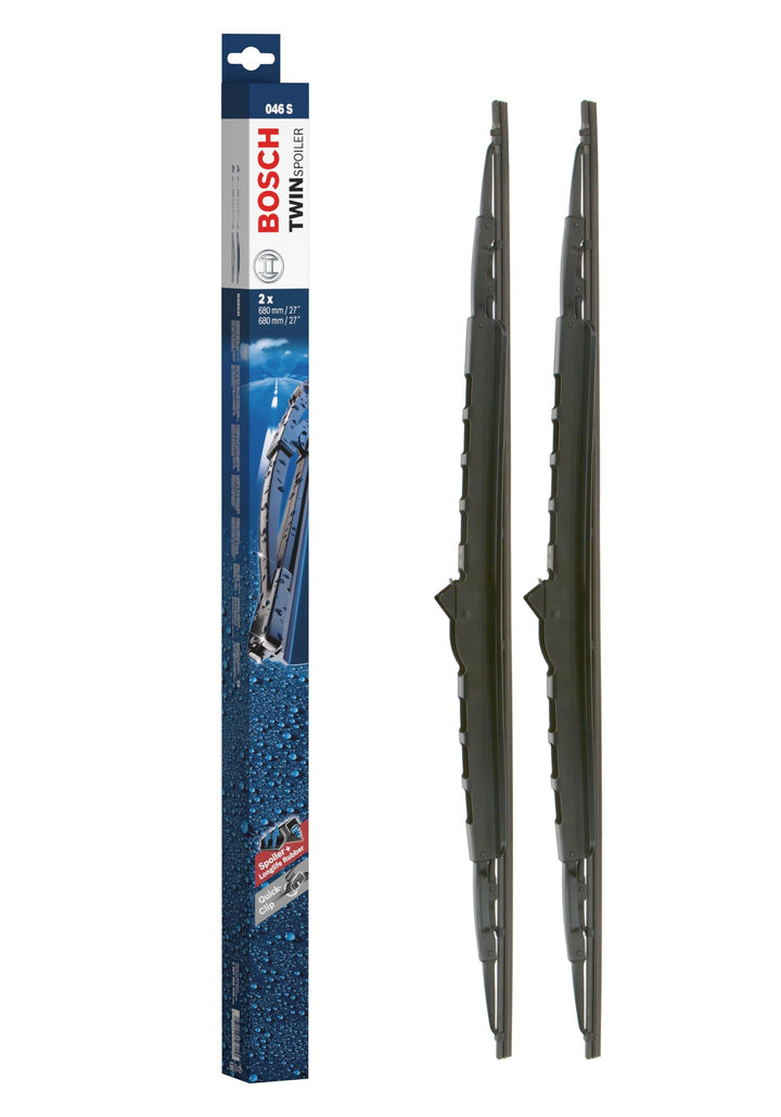 Bosch Scheibenwischer Twin Spoiler 046S, Länge: 680mm/680mm – Set für Frontscheibe 3397005046 2 Stüc