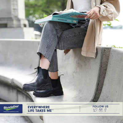 Blundstone Unisex 2240 Leder Stiefel 43.5 EU Schwarz, 43.5 EU Schwarz
