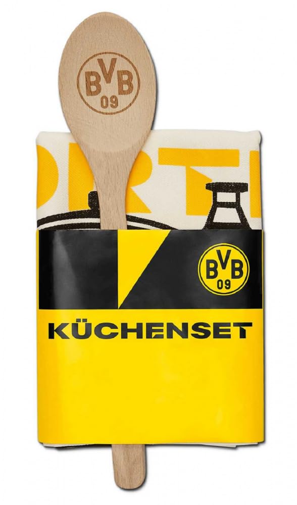 Borussia Dortmund Unisex – Erwachsene BVB Küchenset, Mehrfarbig, Einheitsgrösse