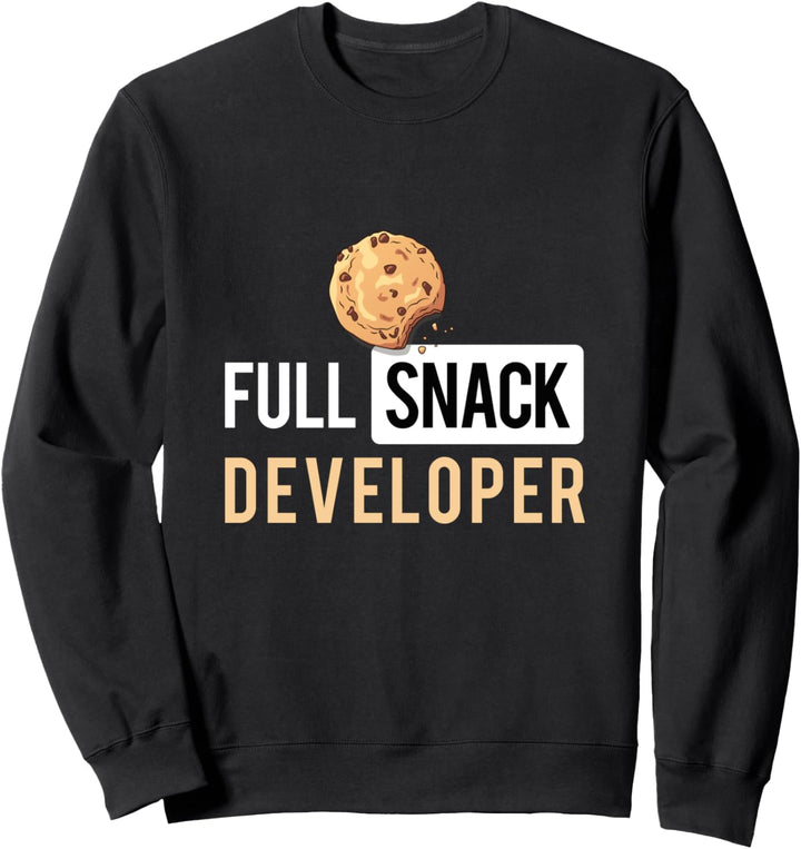 Full-Stack-Snack-Entwickler, Coder, Web-Humor, lustiger Programmierer Sweatshirt