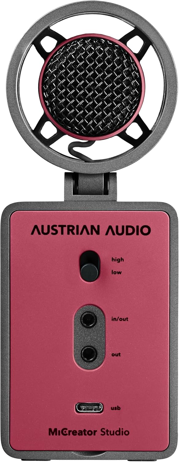 Austrian Audio | MiCreator Studio | Studio-Kondensatormikrofon & USB-C Audio-Interface | Plug-and-Pl
