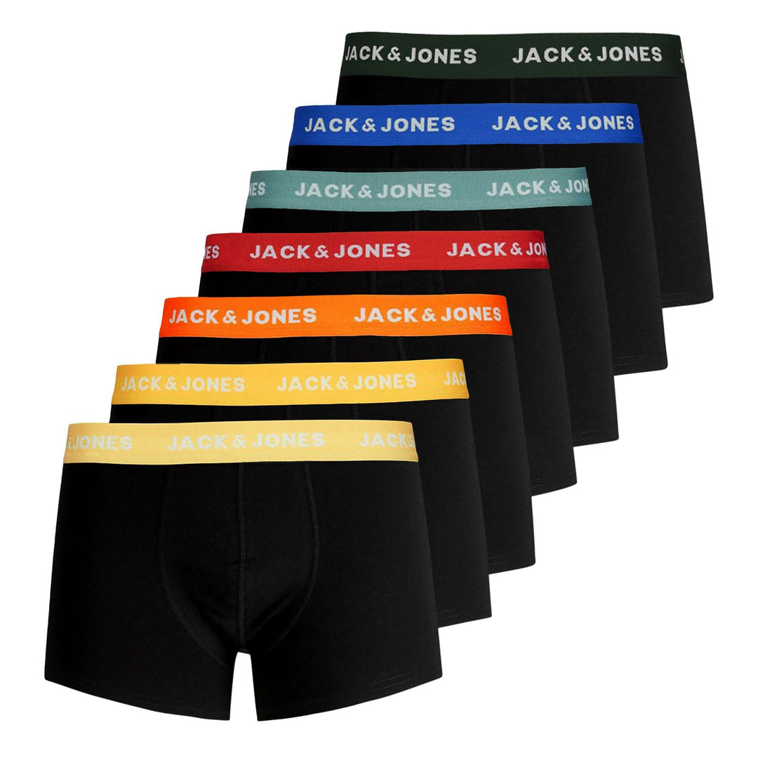 JACK & JONES Male Boxershorts 7er-Pack Boxershorts M - Black Multi, M - Black Multi