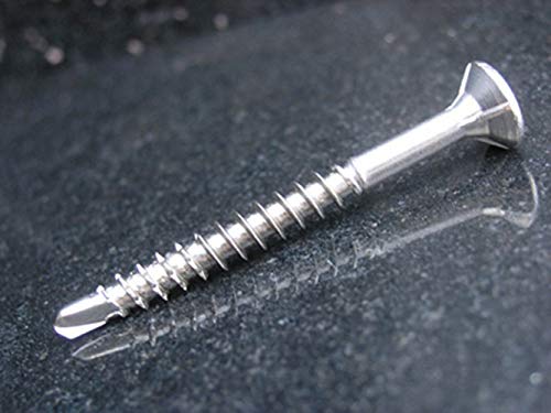 200 Stück Torx Edelstahl A2 Senkkopf Spanplattenschrauben mit Bohrspitze Ø 4,5 x 55 mm TX20