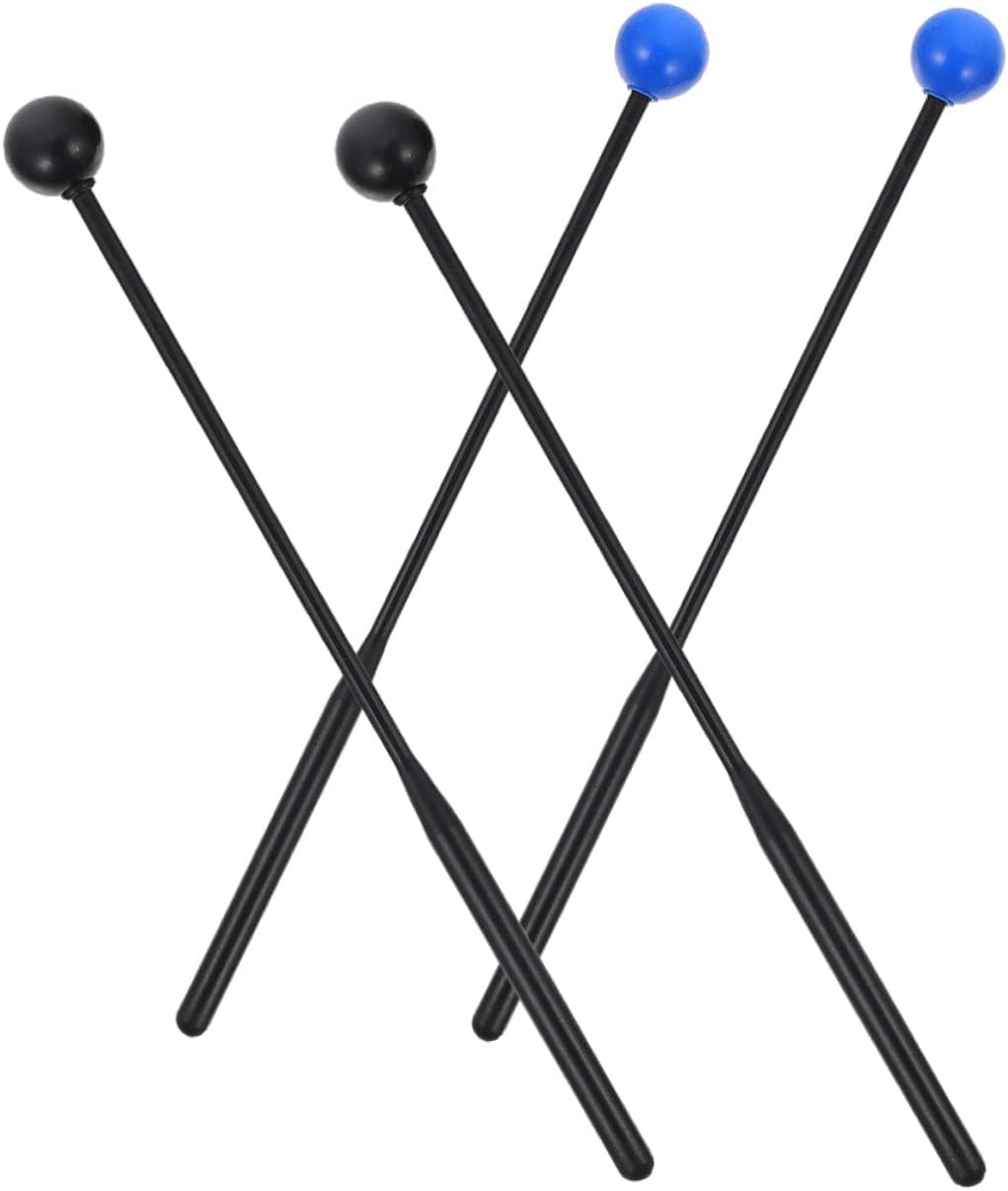 Supvox 6 Paare Trommelstock Zungentrommelschlägel Xylophonschlägel Silikonschale Klangschale Aus Kri