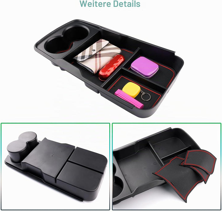 GAFAT Ki-a EV6 2021-2024 2025 Mittelkonsole Aufbewahrungsbox, EV6 2023 Organizer Tray Handschuhfach