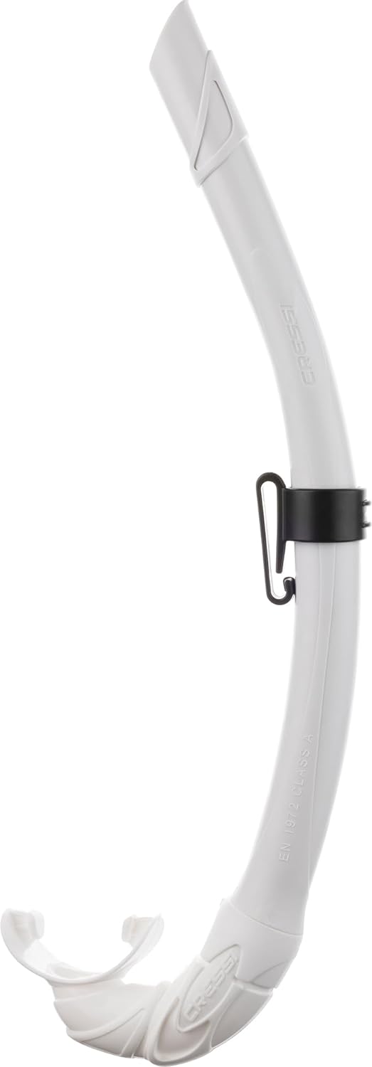 Cressi Schnorchelset Erwachsene Calibro & Corsica Weiss Einheitsgrösse Single, Weiss Einheitsgrösse