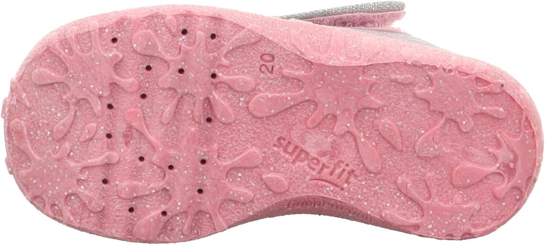 Superfit Mädchen Spotty Hausschuhe 23 EU Grau 2030, 23 EU Grau 2030