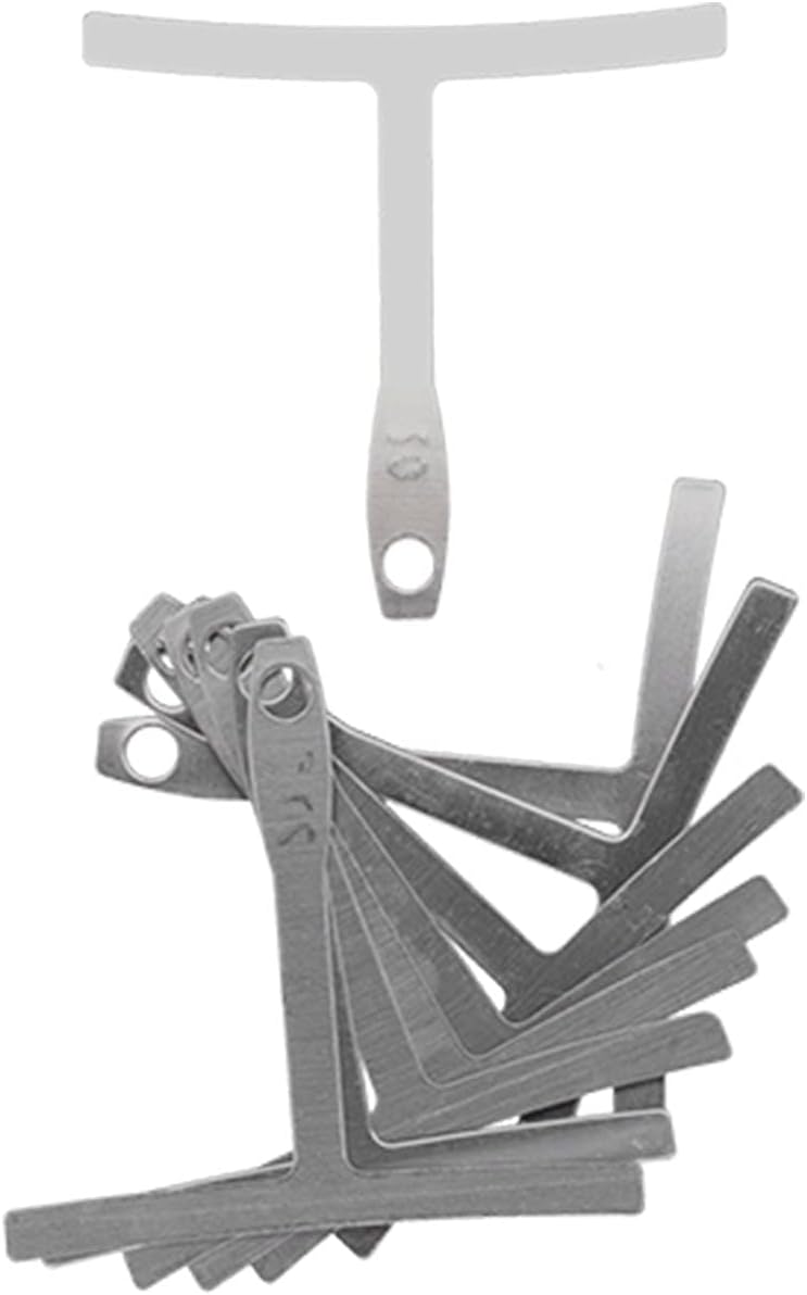 Gitarren-Messwerkzeug-Set, Gitarren-Akkord-Lineal Praktischer Profi zum Messen von Gitarrensaiten fü
