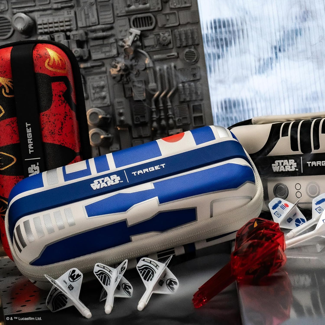 Target Darts Star Wars Darth Maul-BOA-Etui | Hochwertiges Disney-Dart-Etui im Sith-Design, Aufbewahr