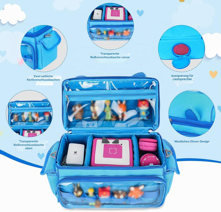 Tasche für Toniebox Starter Set, Tragetasche für Toniebox Audio Player, Transporttasche für Tonies H