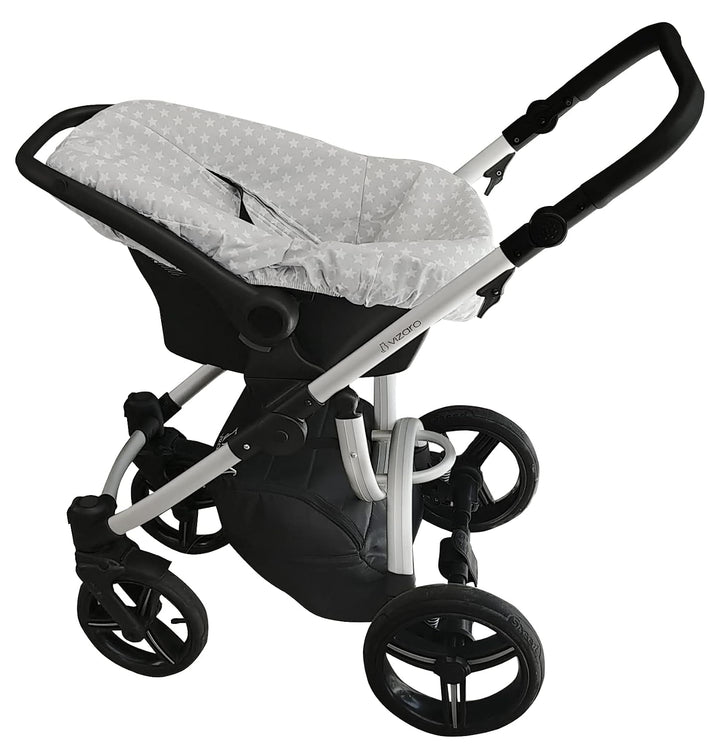 Autositzbezug für Babys Universal Gruppe 0/0 + Baumwolle ideal für den Sommer - Marke Vizaro - Blau