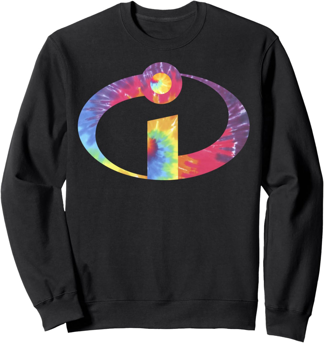 Disney Pixar Incredibles Tie-Dye Logo Sweatshirt