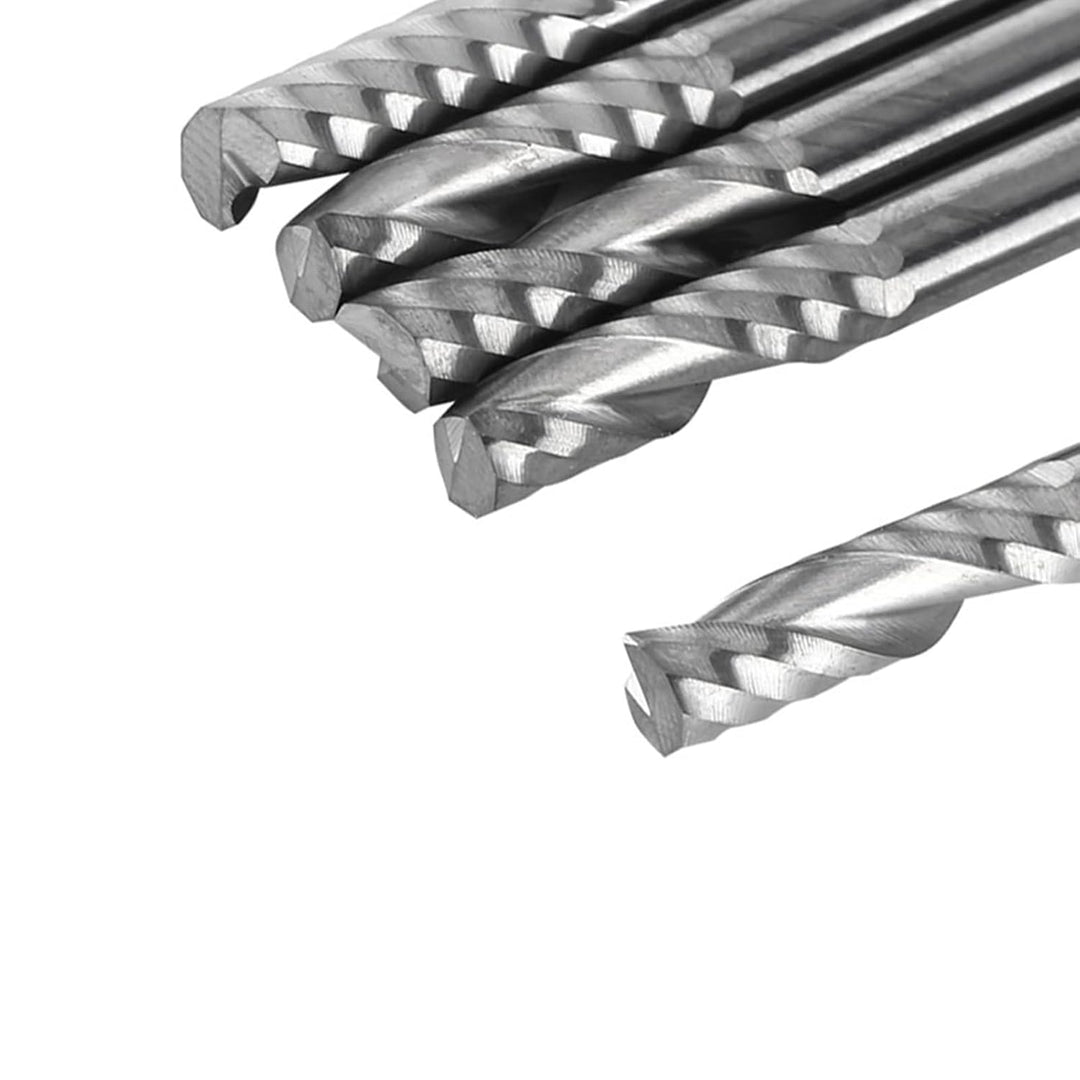5 stücke 6mm Schaft Hartmetall Single Flute Schaftfräser CNC Router Fräser für Holz Aluminium Stahl
