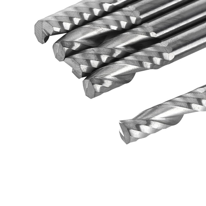 5 stücke 6mm Schaft Hartmetall Single Flute Schaftfräser CNC Router Fräser für Holz Aluminium Stahl