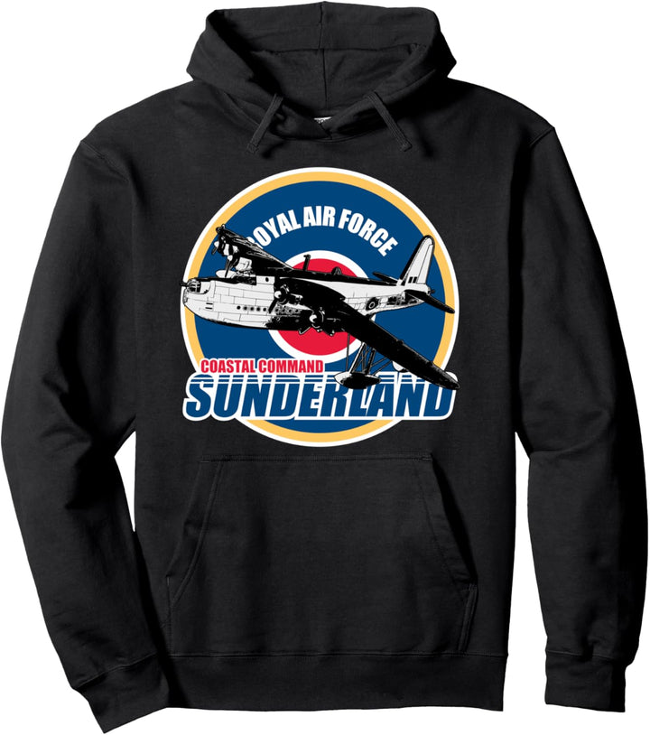 WW2 Sunderland Flying Boat Pullover Hoodie