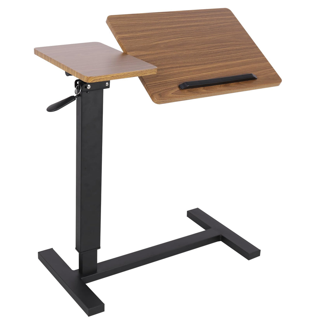 FATIVO Beistelltisch Höhenverstellbar Betttisch Klappbar: 73.5-97 cm Pflegetisch mit Rollen Laptopti